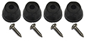 56 Hood Bumpers, Set of 4 With Screws