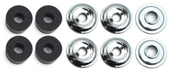 55-57 Shock Mounting Bushing Kit, 1 Per Shock