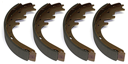 55-56 Rear Brake Shoe Set 11 X 1 3/4"