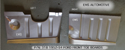 52-54 Ford Car (Right) Toe Panel, Manufactured By EMS