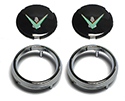 57 Hard Top Medallion & Retainer Set, 4 Pieces