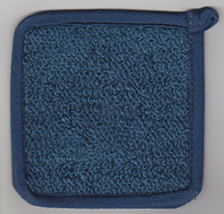 57 Thunderbird Blue 80/20 Raylon Carpet With Jute Padding.