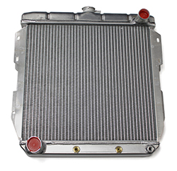 55-57 Aluminum Radiator With Cooler