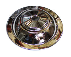 55-56 Air Cleaner Lid, Chrome