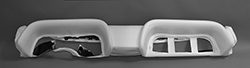 58-60 White Padded Dash