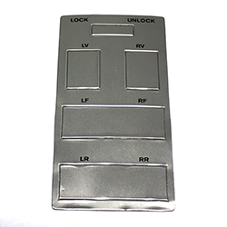 64-66 Window Switch Housing Finish Plate