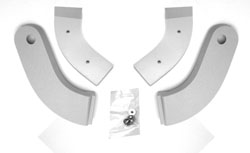 61-62 Seat Hinge Covers, Pearl Beige