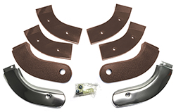 63 Seat Hinge Covers, Rose Beige