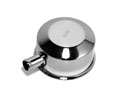 58-64 Oil Cap, Push On, With Spout, Chrome