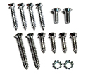 64-66 Upper Trim Windshield Screws, Interior