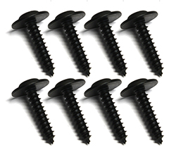 64-66 Convertible Windshield Post Rain Gutter Screws