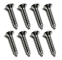 64-66 Door Panel Retainer Screws, 8 Pieces, 2 Sides