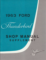 63 Shop Manual Supplement