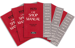 70 Shop Manuals, 5 Volume Set