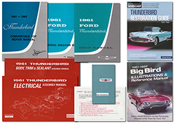 61 Convertible Manual Set, 8 Manuals