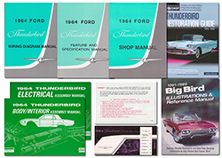 64 Hardtop Manual Set, 8 Manuals