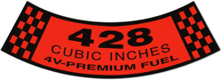 66-67 Air Cleaner Decal, 428