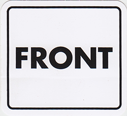 65-72 Air Cleaner Front Decal