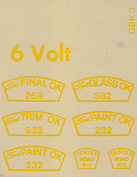 55 Inspection Stamp Decal Set