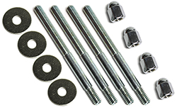 55-57 Aluminum Valve Cover Complete Hardware Kit