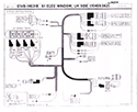 61 Lincoln Electric Window Harness (Left)