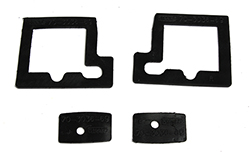 61-65 Lincoln Outside Door Handle Pad Set, Does 2 Doors