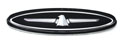 64 Landau Roof Plastic Emblem, Black