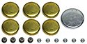 58-68 Block Freeze Plug Set, 352/390/428, Brass