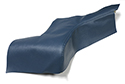 58 Blue Rear Arm Rest Covers