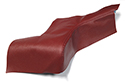 60 Red Rear Arm Rest Covers