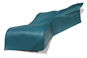 60 Turquoise Rear Arm Rest Covers